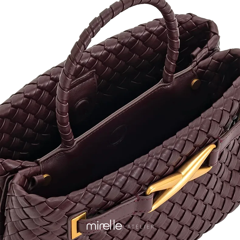 Éloïse – Woven Handbag with Top Handle