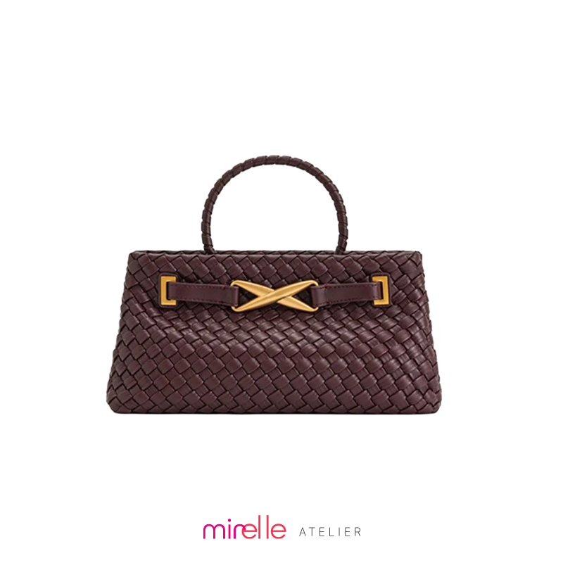 Éloïse – Woven Handbag with Top Handle