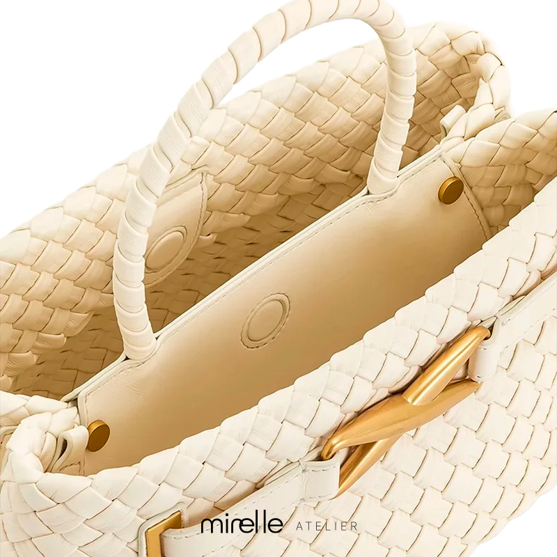 Éloïse – Woven Handbag with Top Handle