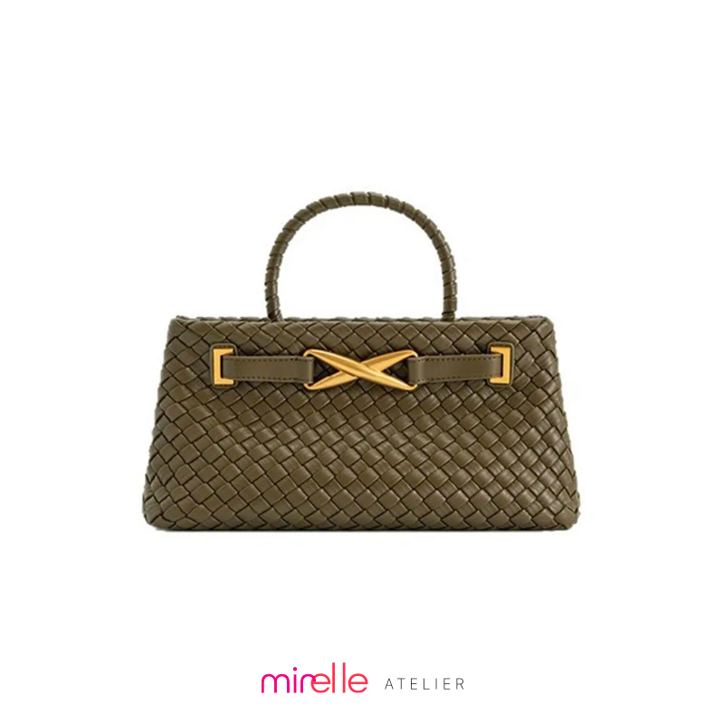 Éloïse – Woven Handbag with Top Handle
