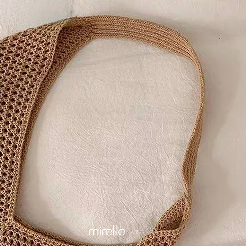 Zéphira – Artistic Weave Canvas Beach Tote Bag