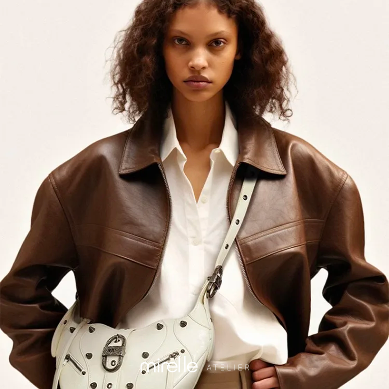 Bianca – Versatile Genuine Leather Flap Crossbody Bag