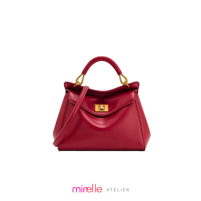 Lucia – Lock Luxe Crossbody Tote