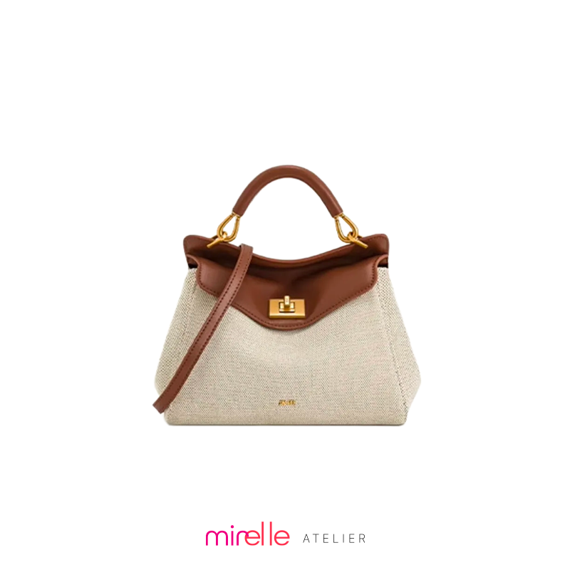 Lucia – Lock Luxe Crossbody Tote