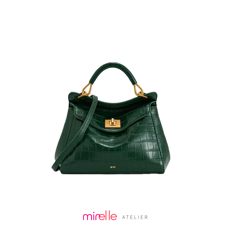 Lucia – Lock Luxe Crossbody Tote