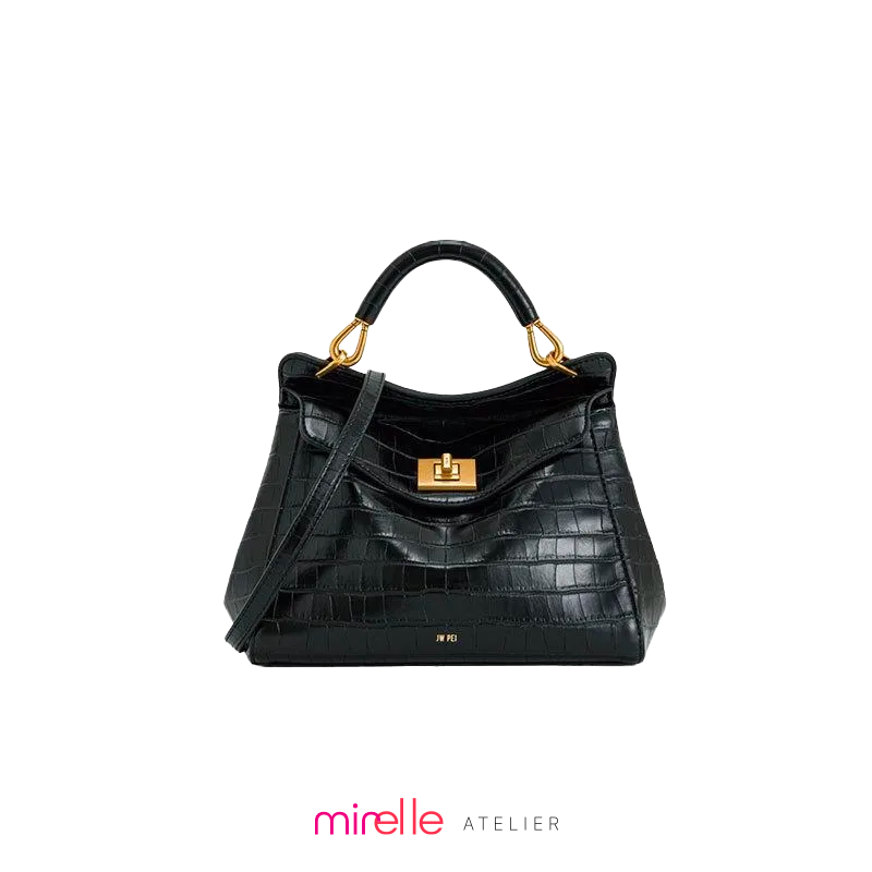 Lucia – Lock Luxe Crossbody Tote