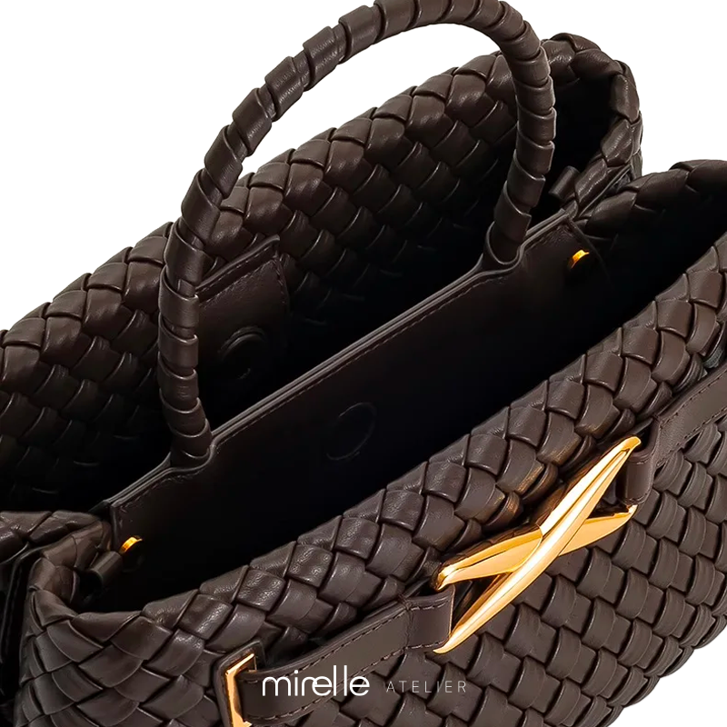 Éloïse – Woven Handbag with Top Handle