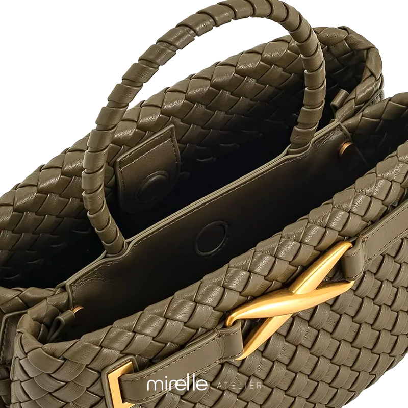 Éloïse – Woven Handbag with Top Handle
