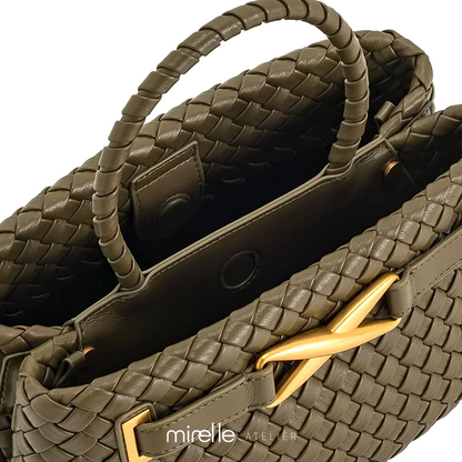 Éloïse – Woven Handbag with Top Handle