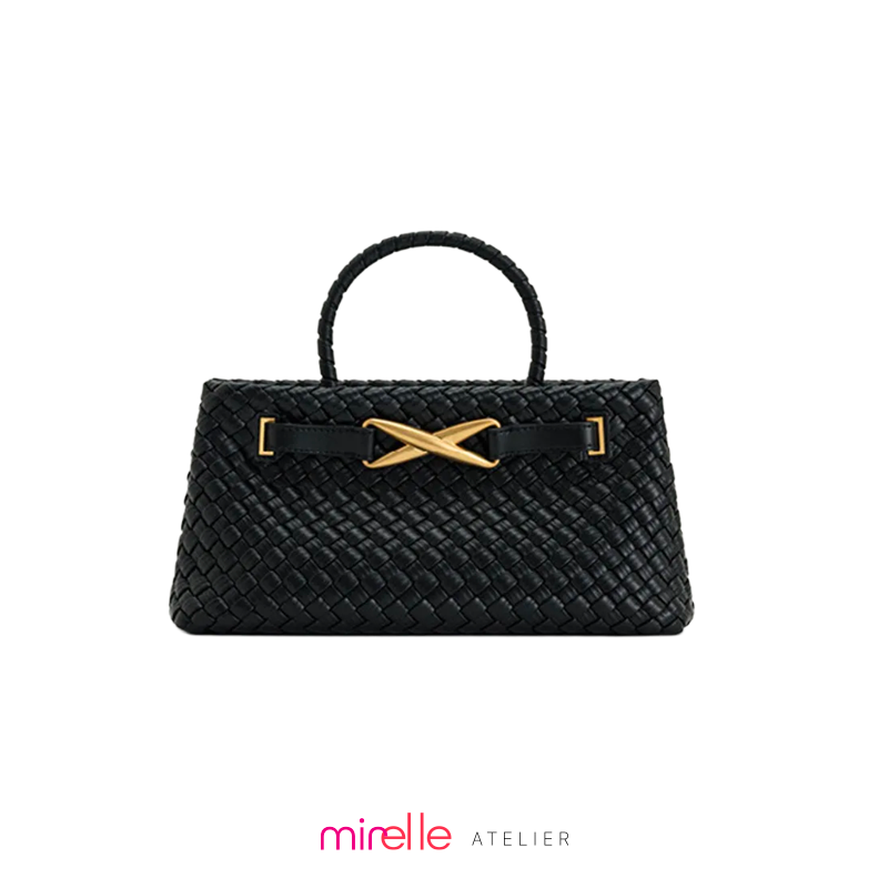 Éloïse – Woven Handbag with Top Handle