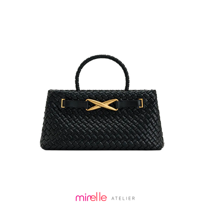 Éloïse – Woven Handbag with Top Handle