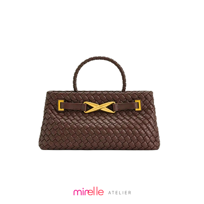 Éloïse – Woven Handbag with Top Handle