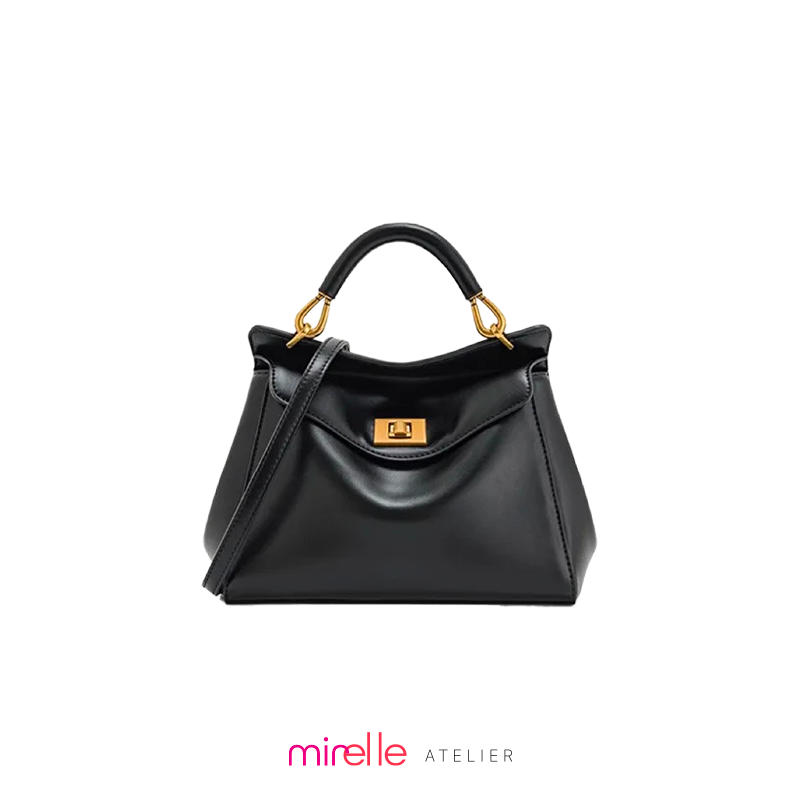 Lucia – Lock Luxe Crossbody Tote