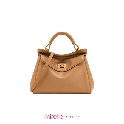 Lucia – Lock Luxe Crossbody Tote